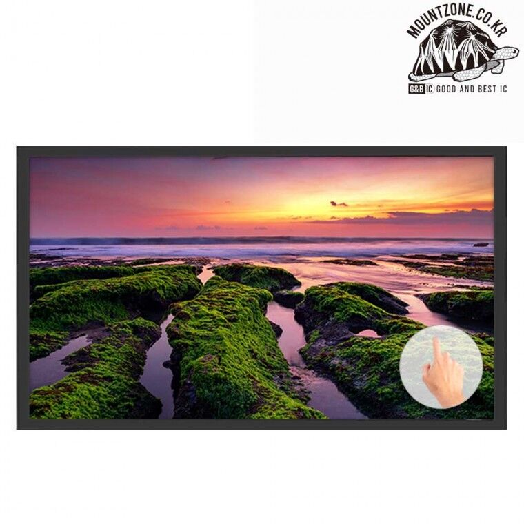 삼성 85인치 블랙 4K QB시리즈 사이니지터치모니터 -전자칠판 USB방식-QBST4K85USB