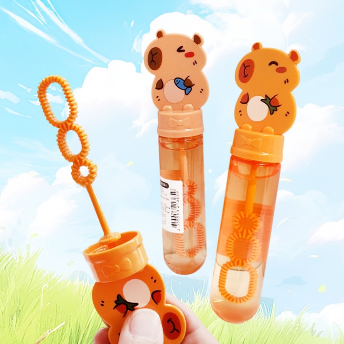 (공장직영최저가) 카피바라 스틱비누방울/ 2가지모양/ 어린이선물사은품/ kc인증