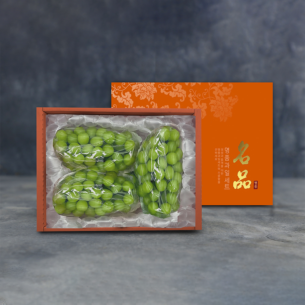 [노블] 샤인머스켓 고급 선물세트 (2kg/3~4수)