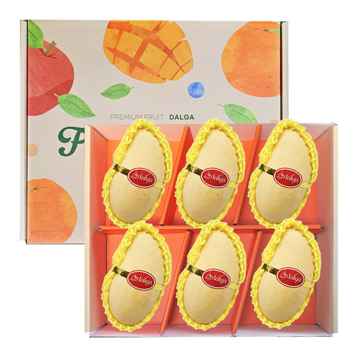 [굿파머] 태국 골드망고 선물세트 6입 1.9kg내외