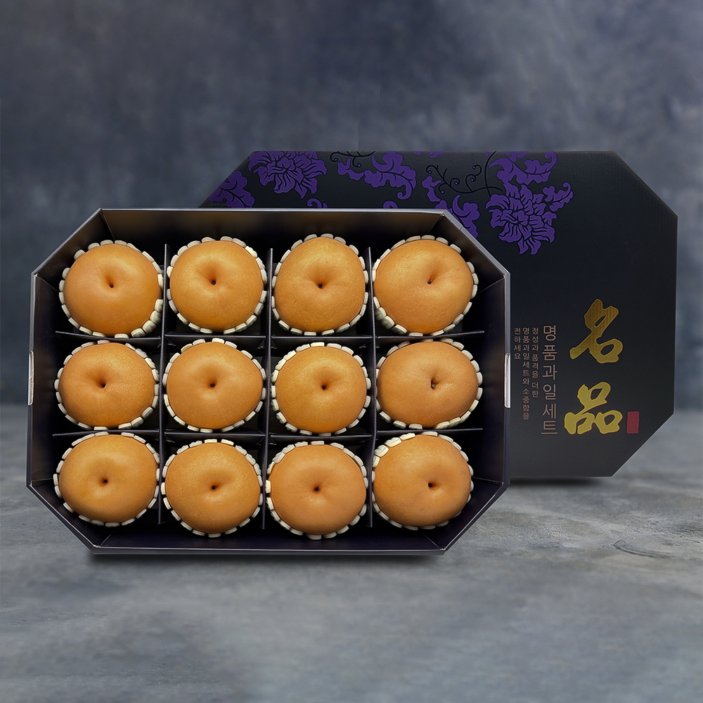 [노블] 팔각 실속 배 선물세트 (6.6kg/배12과)