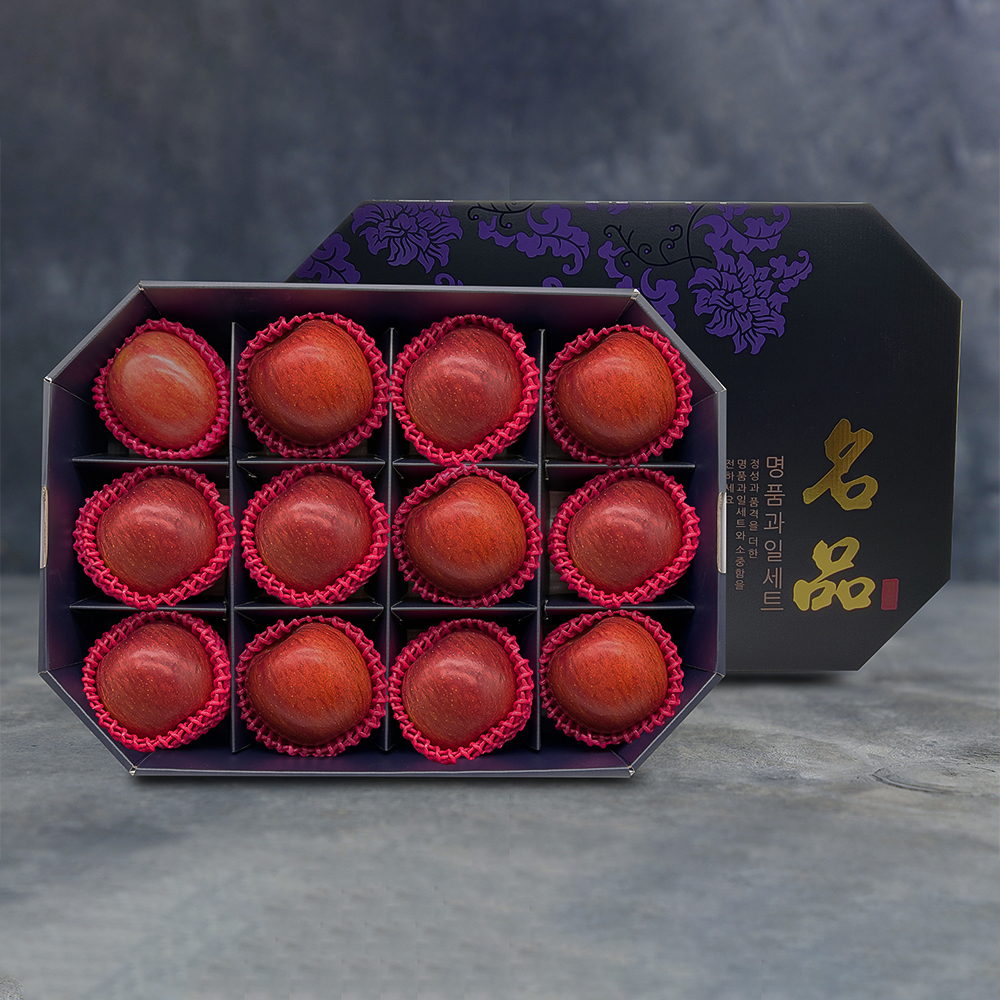 [노블] 팔각 프리미엄 사과 선물세트 (3.9kg/사과12과)