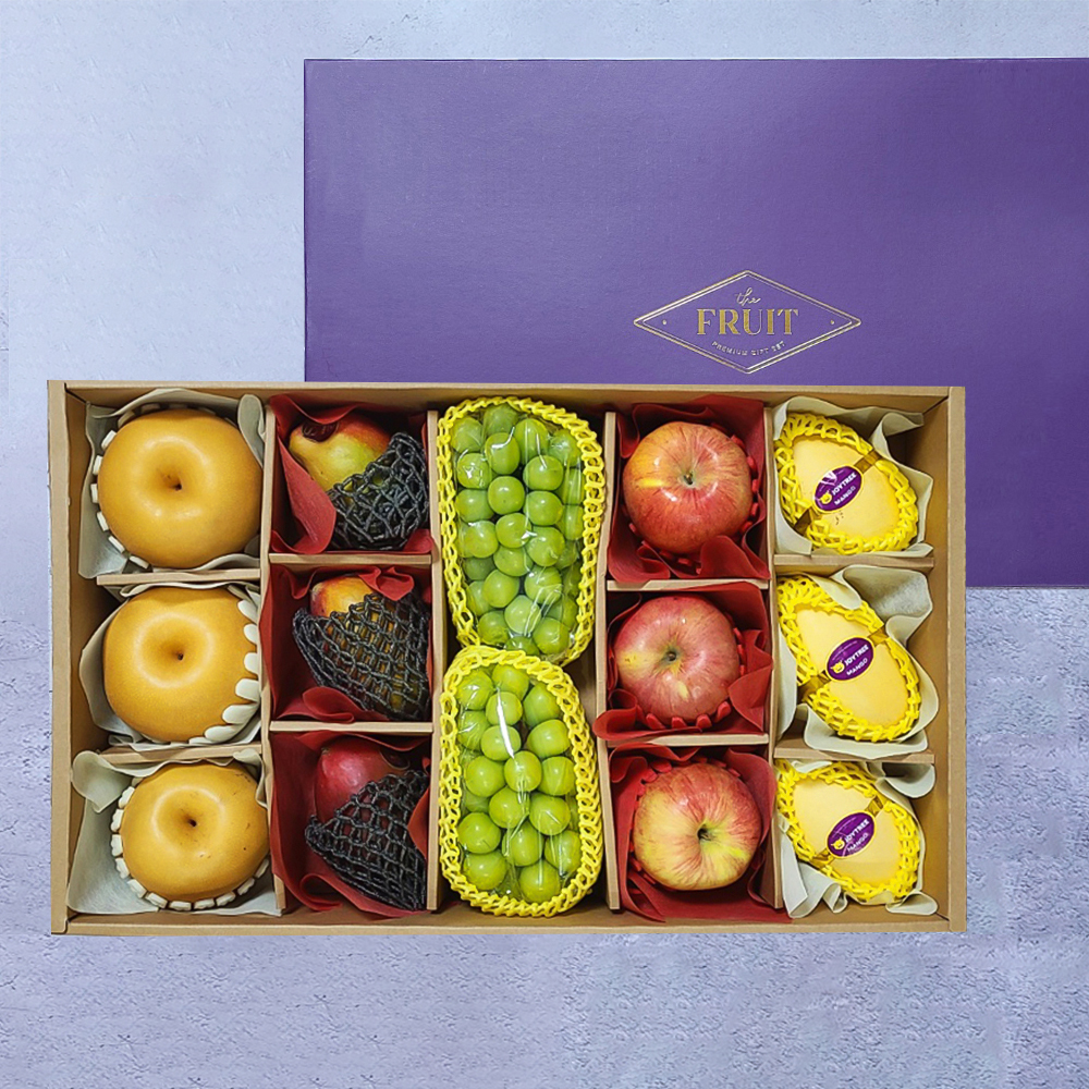 [굿파머] 프리미엄 혼합 과일세트 1호 (사과/배/샤인/망고)