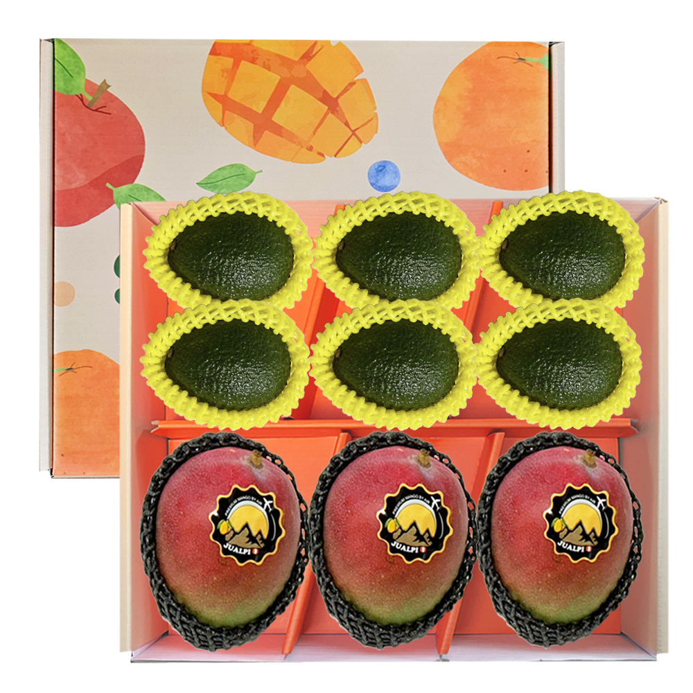 [굿파머] 아보카도 6입 + 애플망고 3입 2kg이상