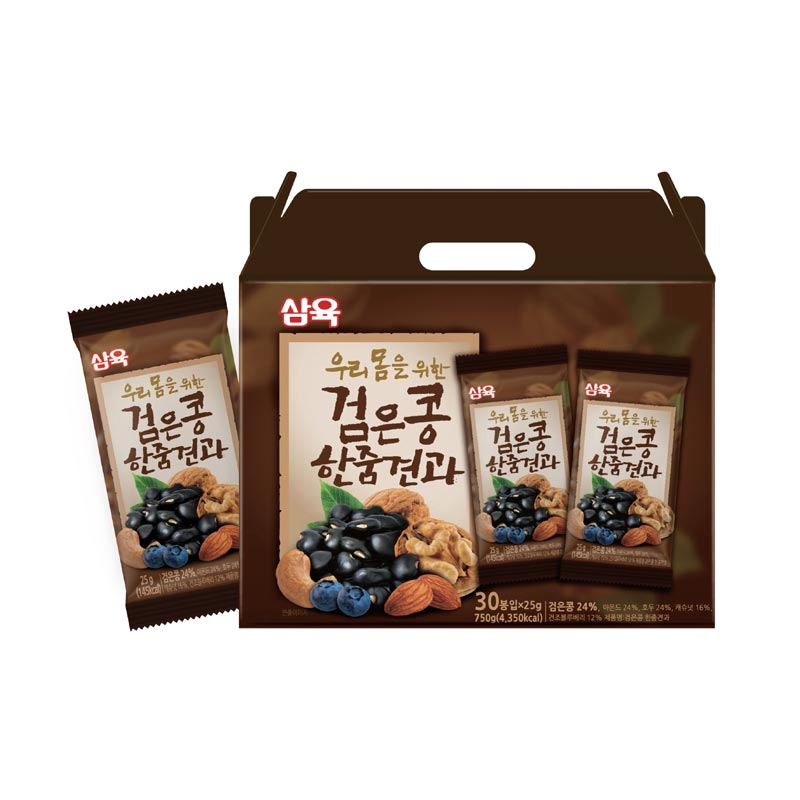 [삼육] 검은콩 한줌견과 선물세트 (25gx30봉)