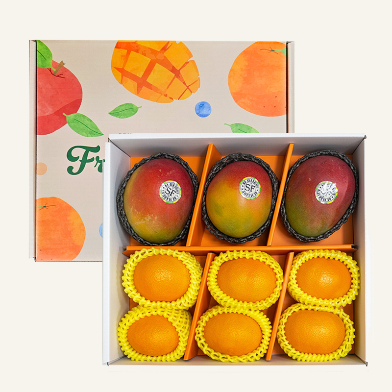 [굿파머] 달콤가득 8호 선물세트 (애플망고3+레드향6)