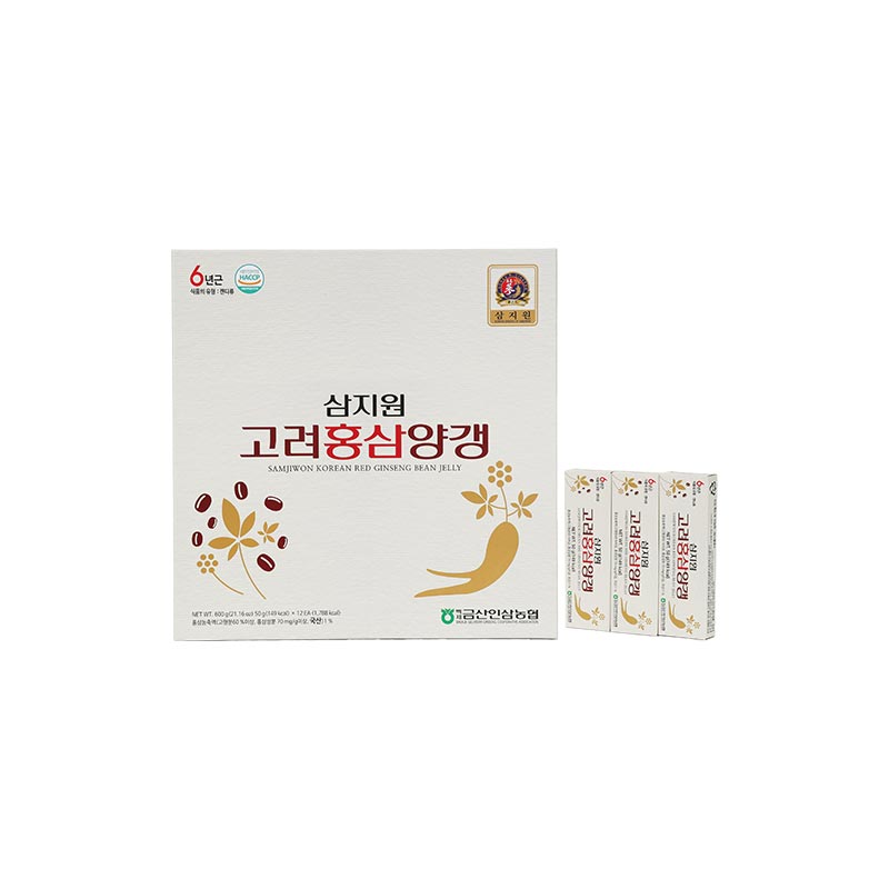 [금산인삼농협] 삼지원 6년근 고려홍삼양갱 400g(40gx10개)