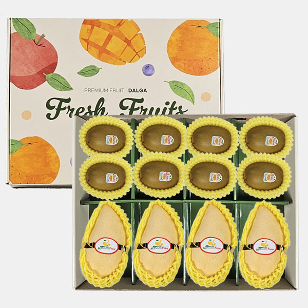 [굿파머] 골드키위 8입 + 골드망고 4입 선물세트 2.2kg내외