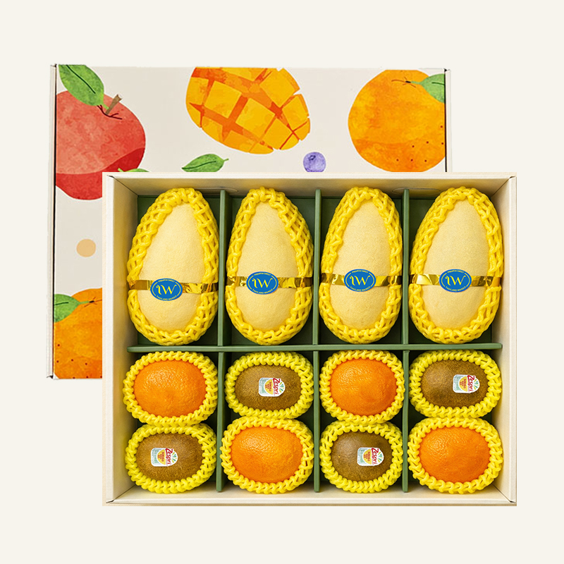 [굿파머] 달콤가득 1호 선물세트 (망고4+키위4+레드향4)