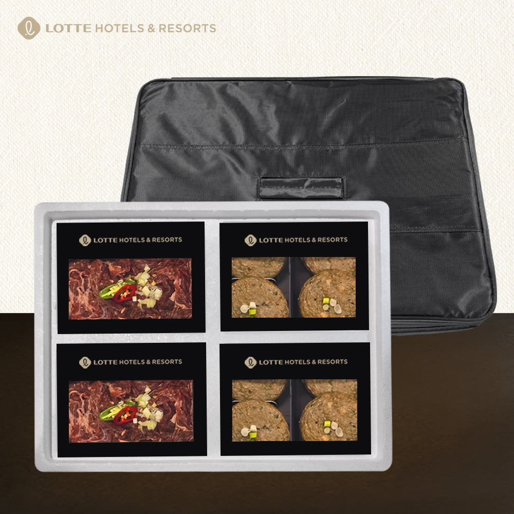 [롯데호텔] 1++한우불고기&버크셔K 떡갈비 혼합세트