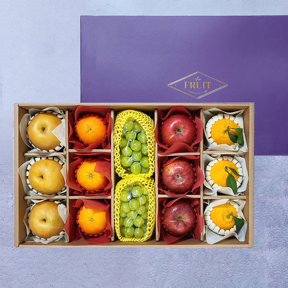 [굿파머] 프리미엄 혼합 과일세트 2호 (사과/배/샤인/한라봉/레드향)
