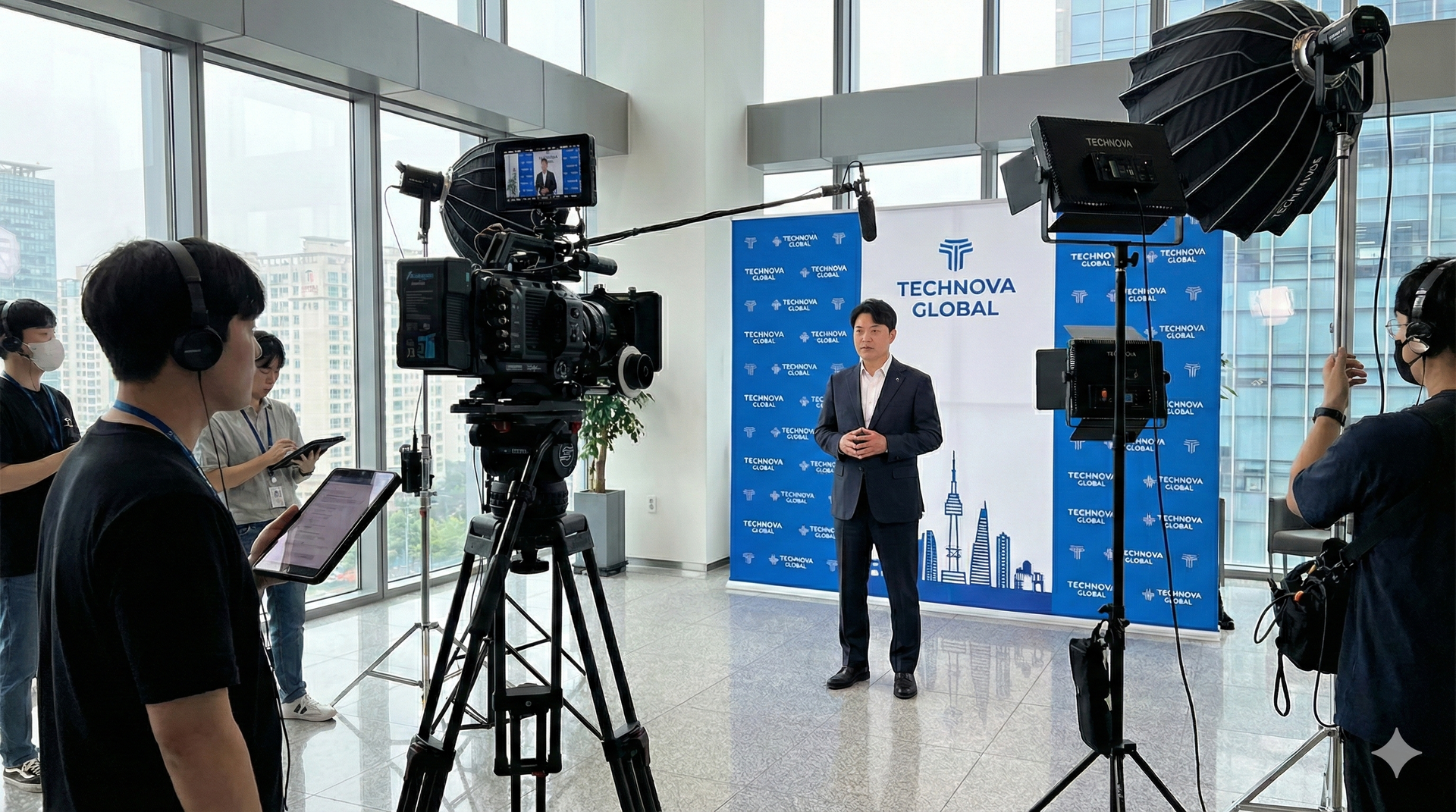 회사소개서 20P 내외 + 대표나 아바타의 소개영상이나 이미지 첨부된 액션감 회사소개서 + 별도의 회사소개 영상 60초 이내