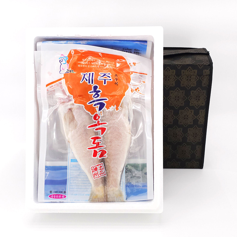 [신선한수산] 제주 흑옥돔 선물세트 1.2kg (400g x 3~4미)