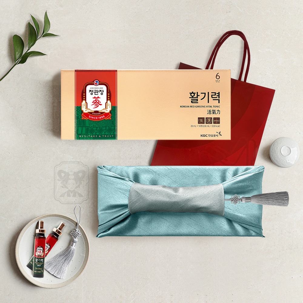 [정관장] 활기력 10병 (보자기+노리개포장)