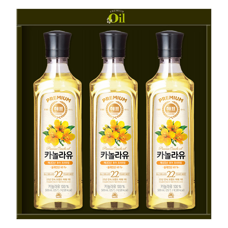 [해표] 프리미엄 오일 3p