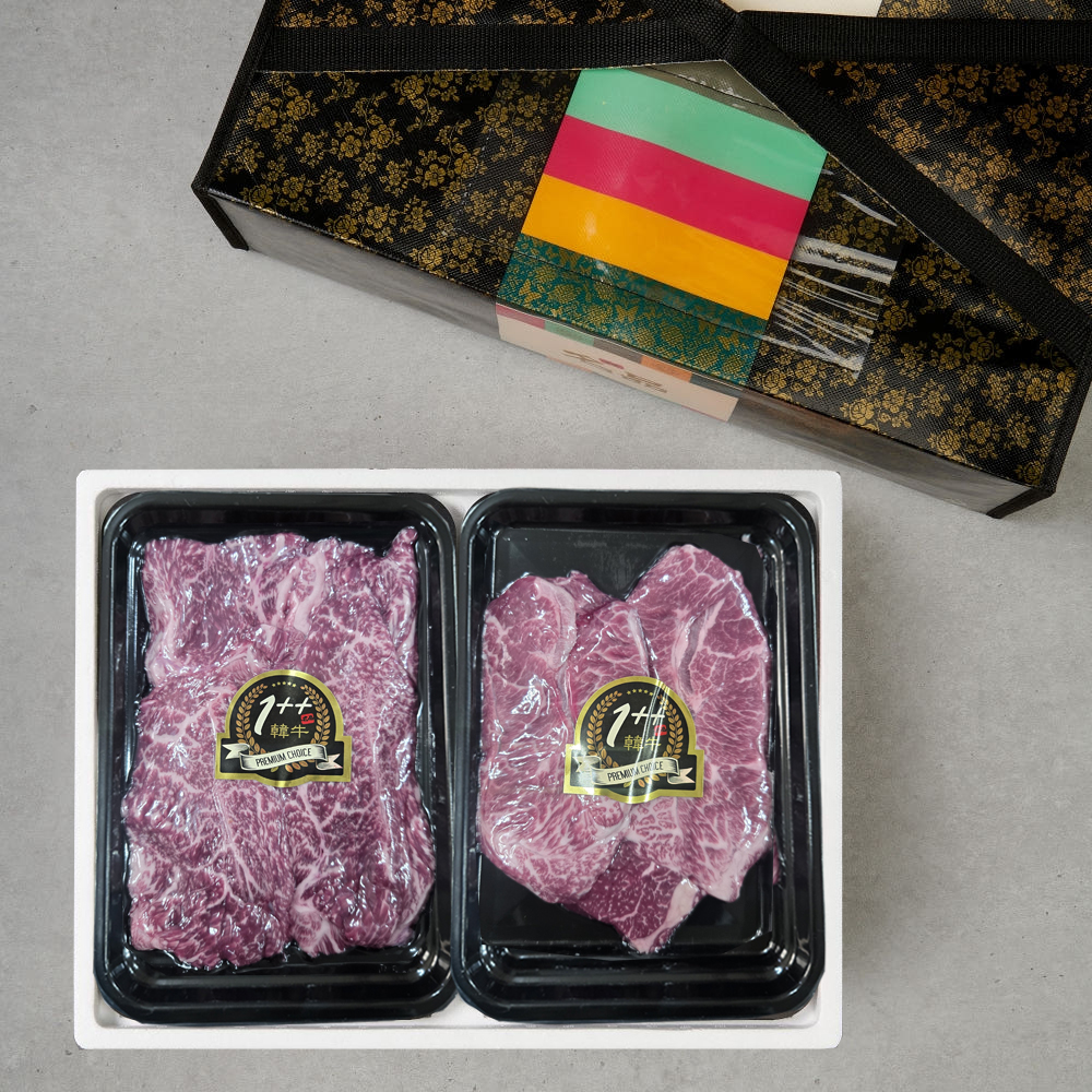 1++ 마장동 투뿔 한우세트 3호 600g (특상400g+부채살200g)