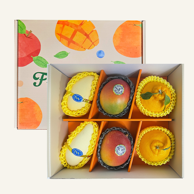 [굿파머] 달콤가득 2호 선물세트 (망고2+애플망고2+한라봉2)