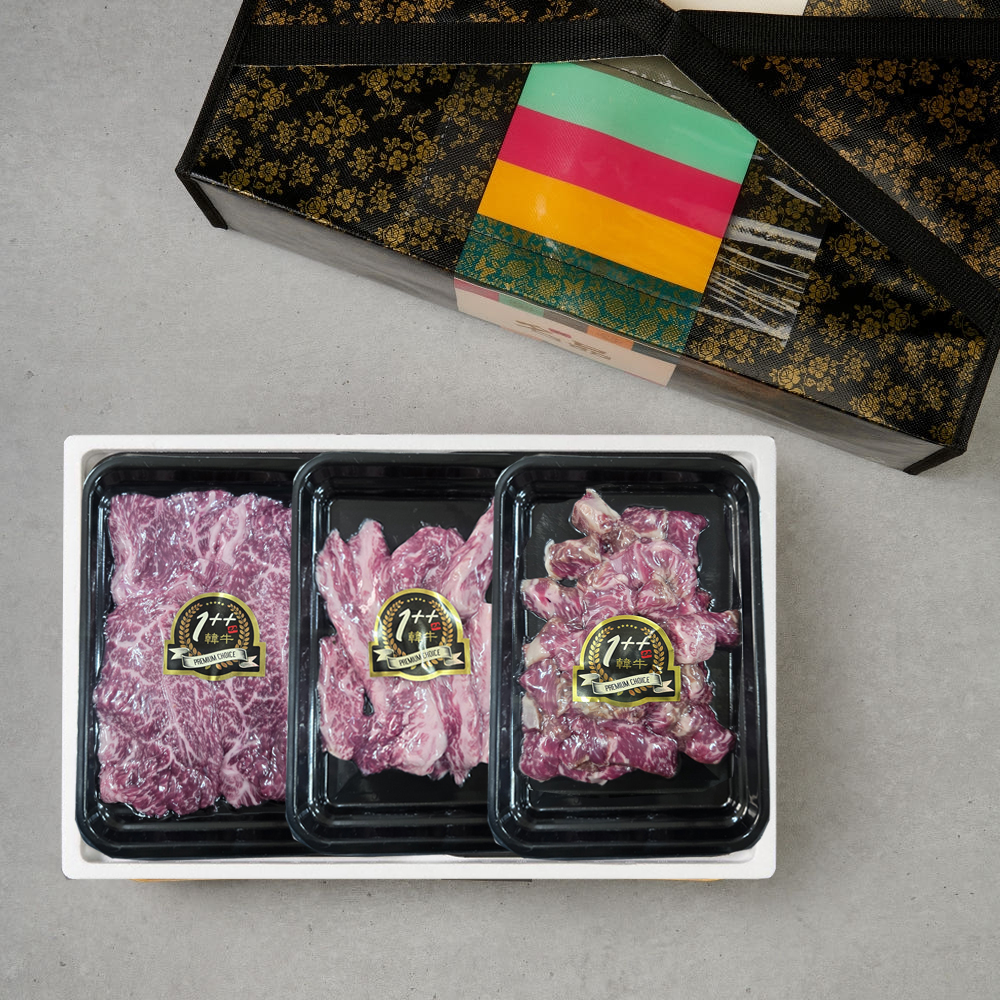 1++ 마장동 투뿔 한우세트 5호 700g (특상300g+갈비살200g+국거리200g)