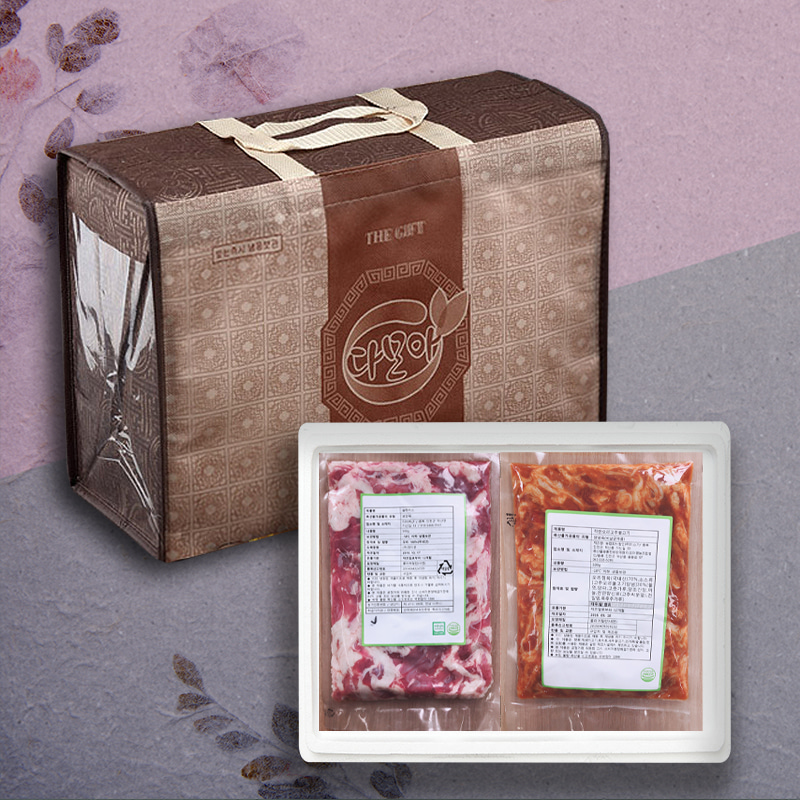 [굿프레시] 무항생제 오리로스&오리불고기 세트 3호 (부직포)