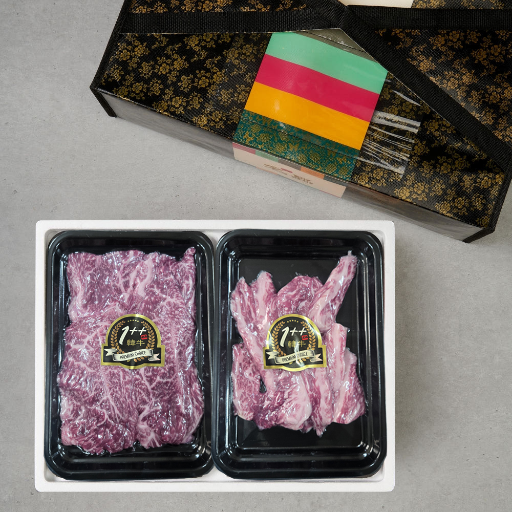 1++ 마장동 투뿔 한우세트 2호 600g (특상400g+갈비살200g)