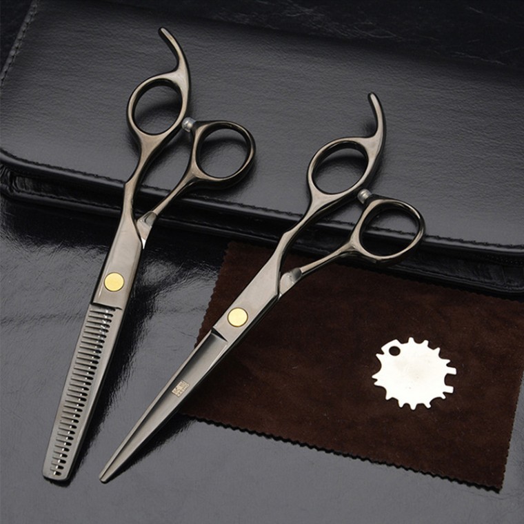 [쵸알쓰] 강아지 고양이 반려동물 애견 스텐 일자가위 숱가위 셀프 미용 털 관리 가위