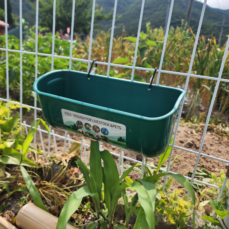 [쵸알쓰] 오리 닭 염소 가축 사료통 물 용기