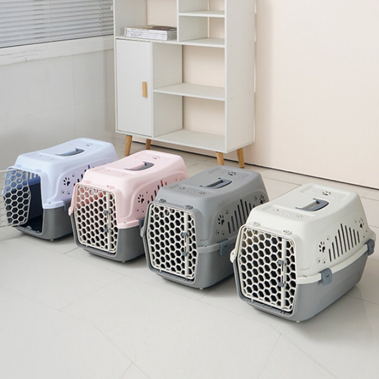 [쵸알쓰] 강아지 켄넬 고양이 이동장 애견 캐리어 케이지 반려동물 이동가방 캔넬 6KG이내