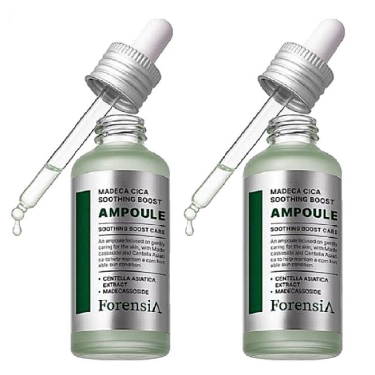 [피부 365]  무료배송 코랜스 포렌시아 마데카 시카 수딩부스트 앰플 50ml x2개