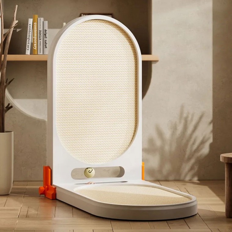 [쵸알쓰] 멍냥이랑 고양이 월 수직 평판 스크래쳐 130cm