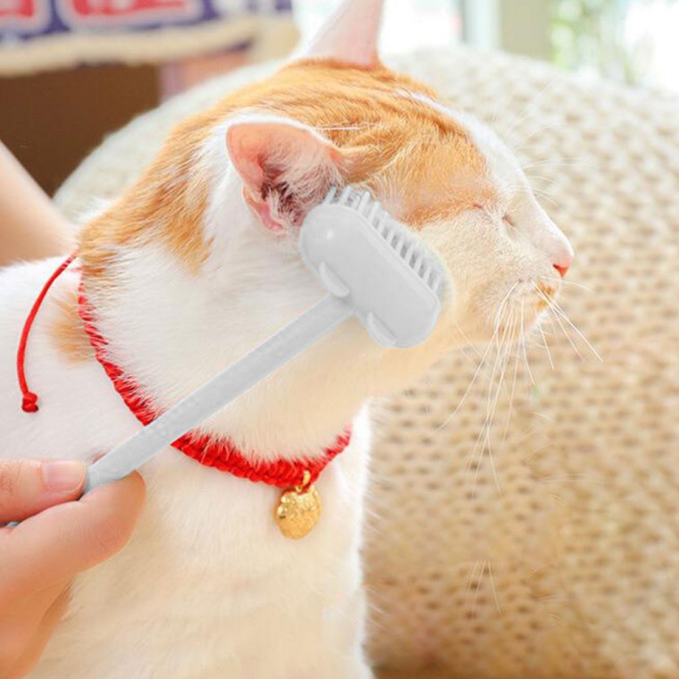 PET 고양이 브러쉬 미니 부분 빗 슬리커 그루밍